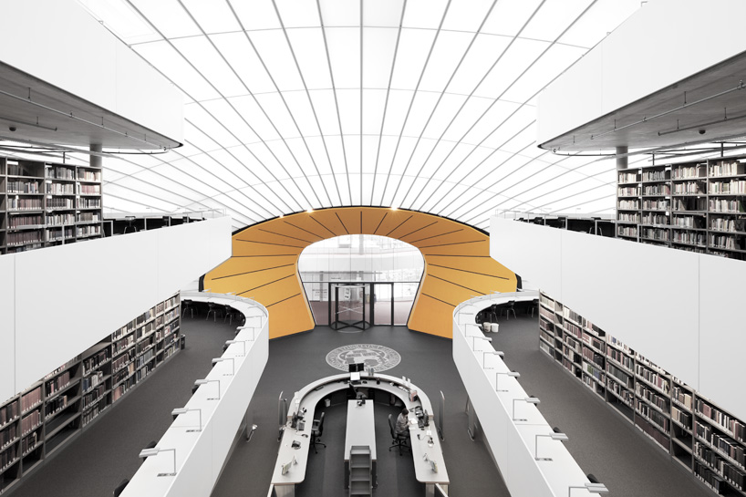 philologische bibliothek by norman foster leaves its mark in berlin