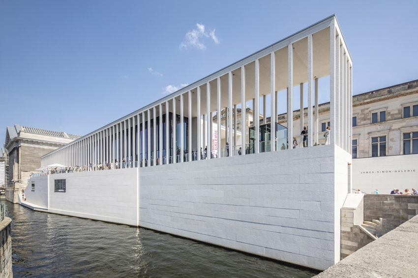 photographer felix loechner captures david chipperfield's james simon galerie in berlin designboom