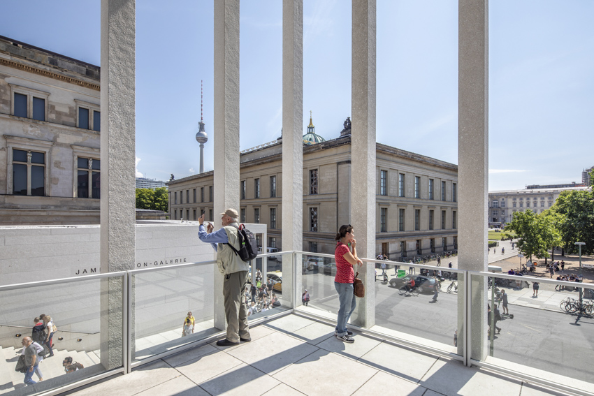 photographer felix loechner captures david chipperfield's james simon galerie in berlin designboom