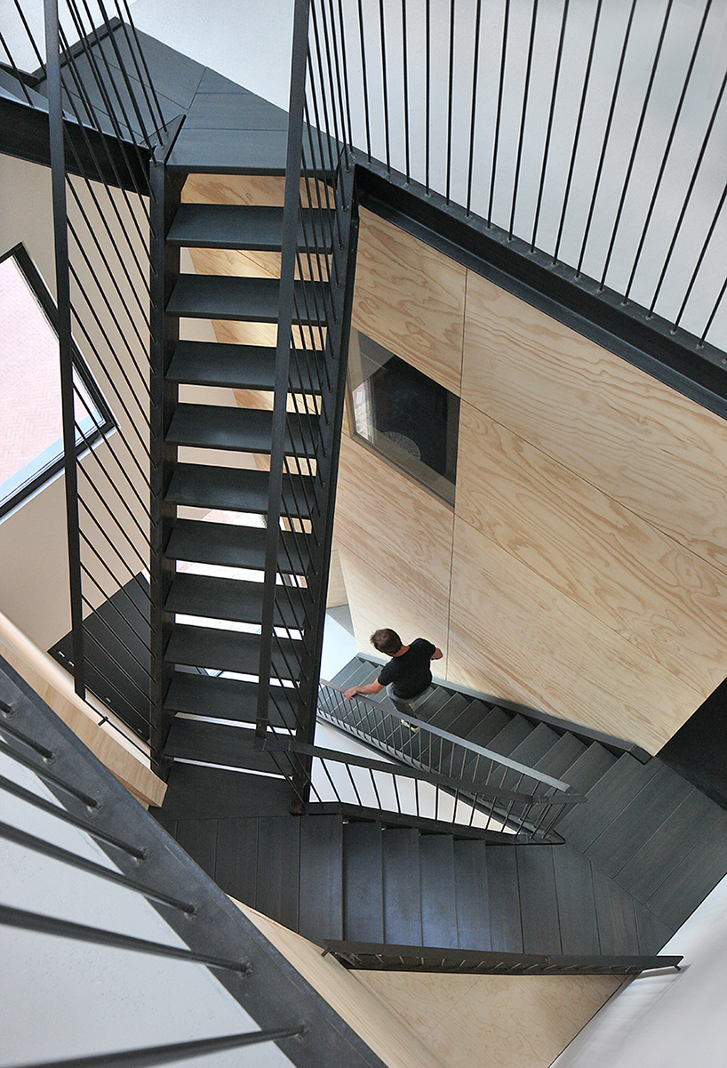 marc koehler architects installs prefab wooden lofthouse in amsterdam