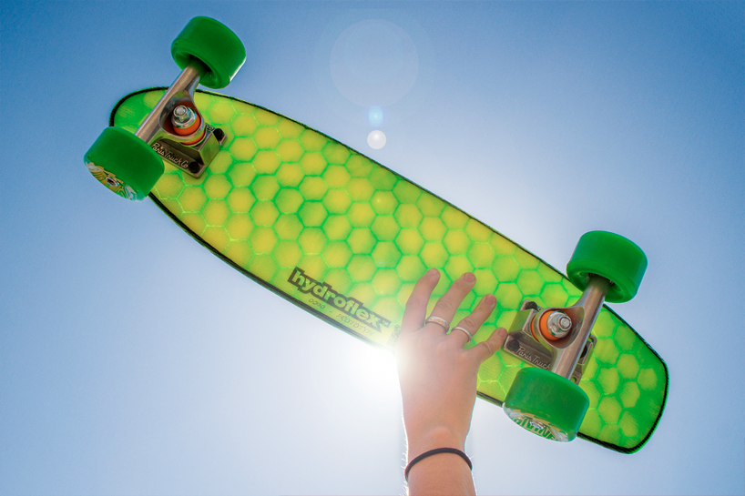hydroflex retro skateboards combine 21st century technology