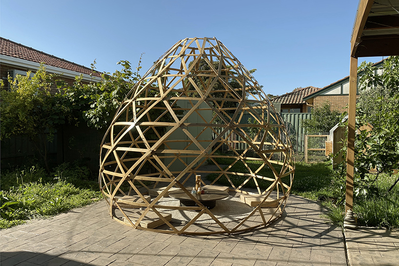 build your own dome-like structure with giant grass's zome building kit