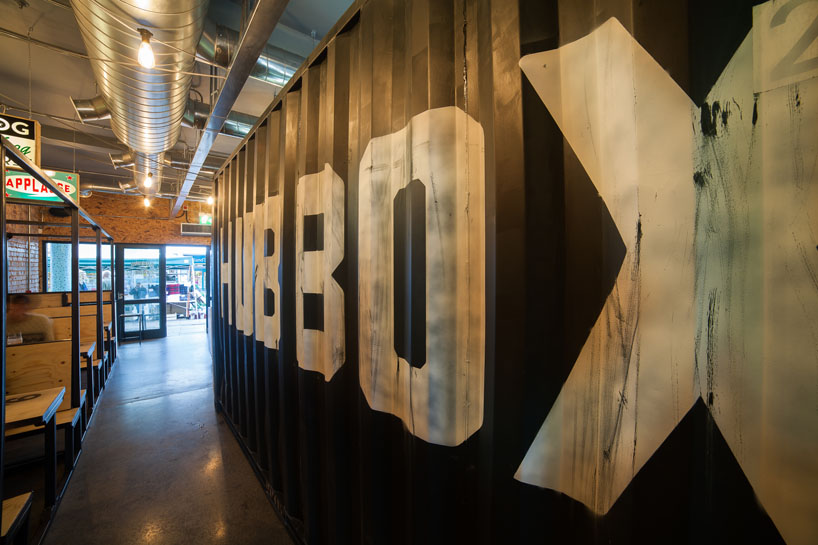 hooperberg conceals kitchen of hub box exeter inside container 