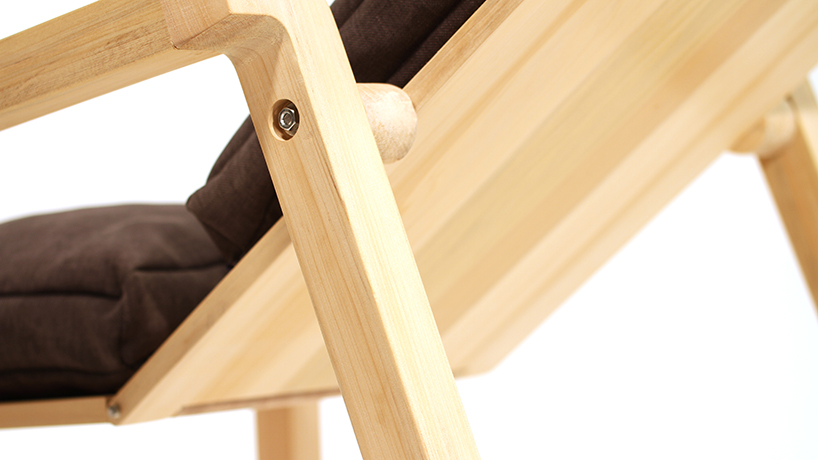 cleanlean flat-pack chair reclines with your body posture