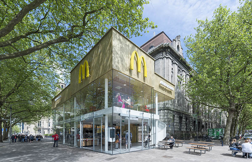 mei architects and planners completes coolsingel mcdonald's in rotterdam