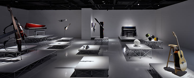 takt project installation for yamaha design exhibition tokyo