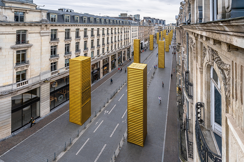 industrial containers are transformed into a mythological corridor in spys latest intervention in lille 7