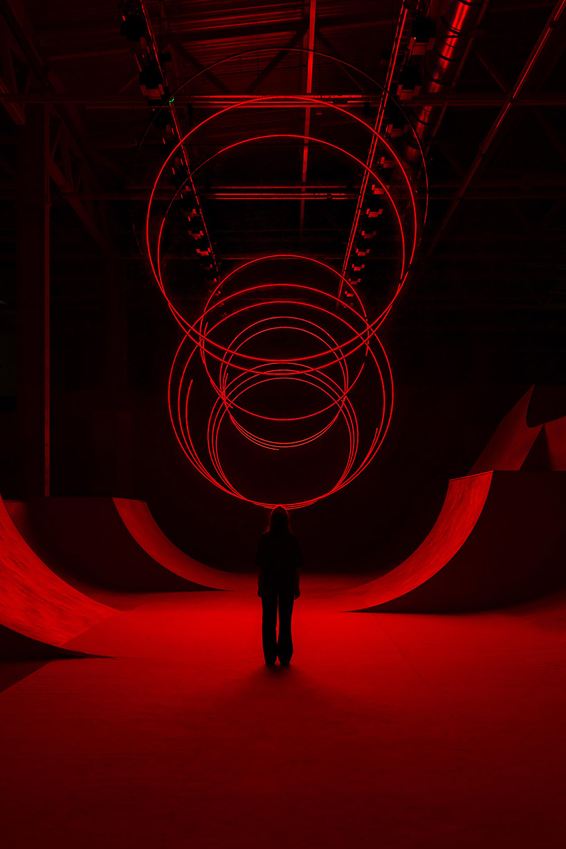 floating rings of light redraw space in SpY’s kinetic spatial installation - 4