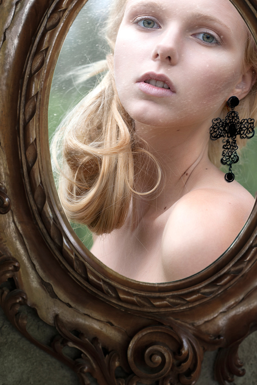 into the mirror intersects reality + artistry through hand-drawing