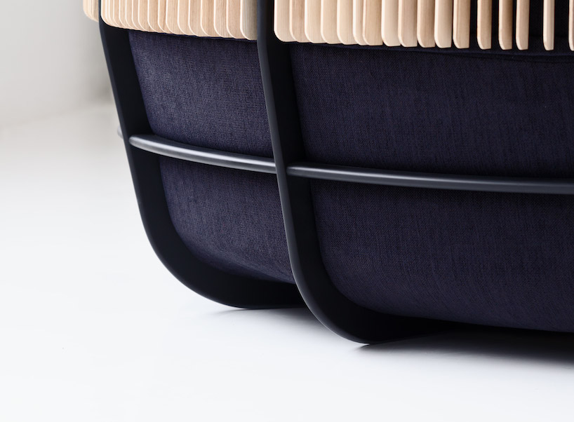 knauf + brown mimics tall grass in semi-private hull sofa 