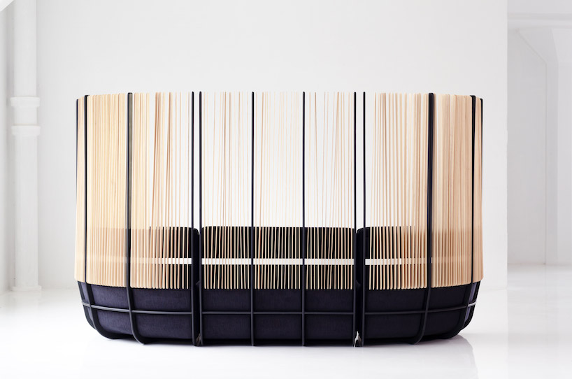 knauf + brown mimics tall grass in semi-private hull sofa 