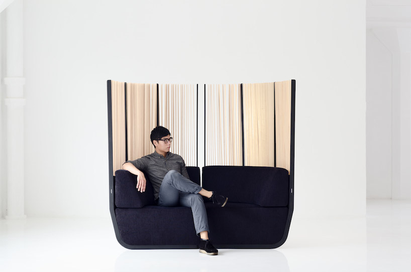 knauf + brown mimics tall grass in semi-private hull sofa 
