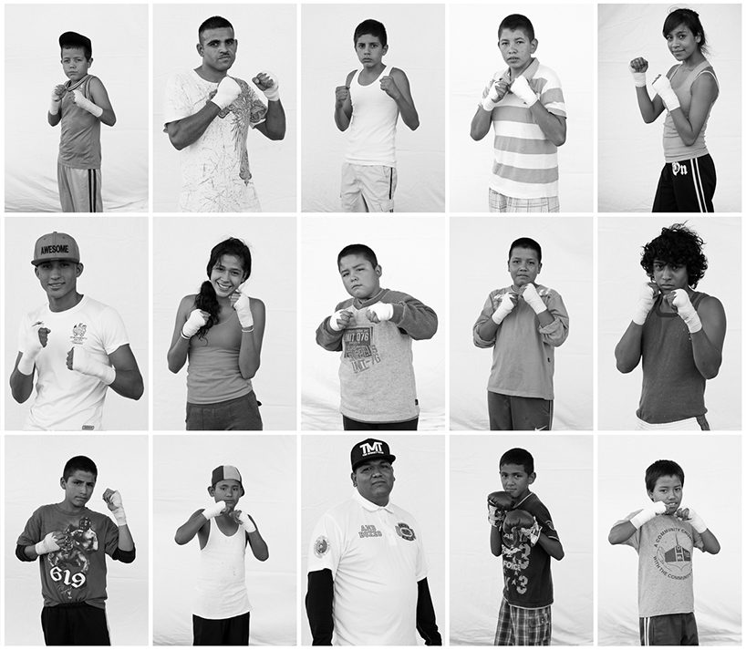 urbanika utlizes rough brick pattern for community boxing gym