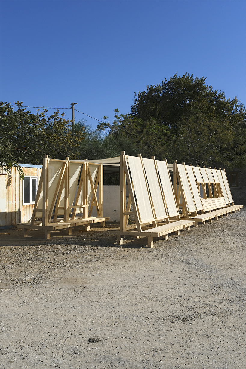 modular timber framing and textile canopies compose open-air civic pavilion in turkey - 2