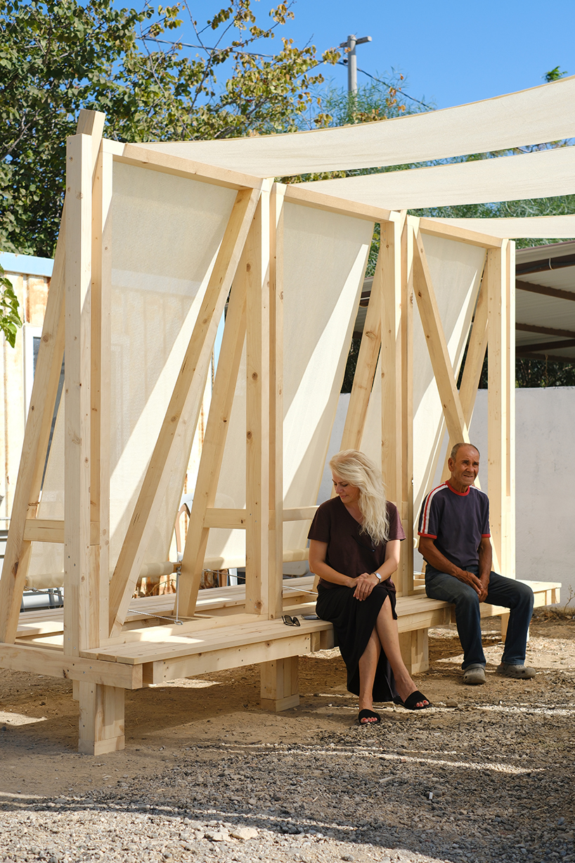 modular timber framing and textile canopies compose open-air civic pavilion in turkey - 4