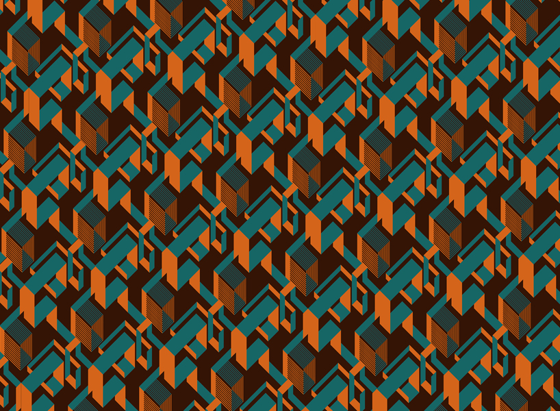 isorinths isometric textile patterns damola rufai designboom