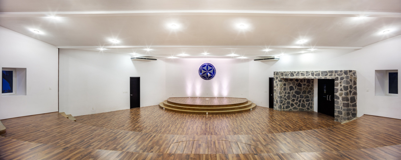 casapublica interprets sacred geometry in soga healing center