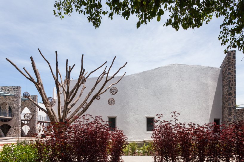 casapublica interprets sacred geometry in soga healing center