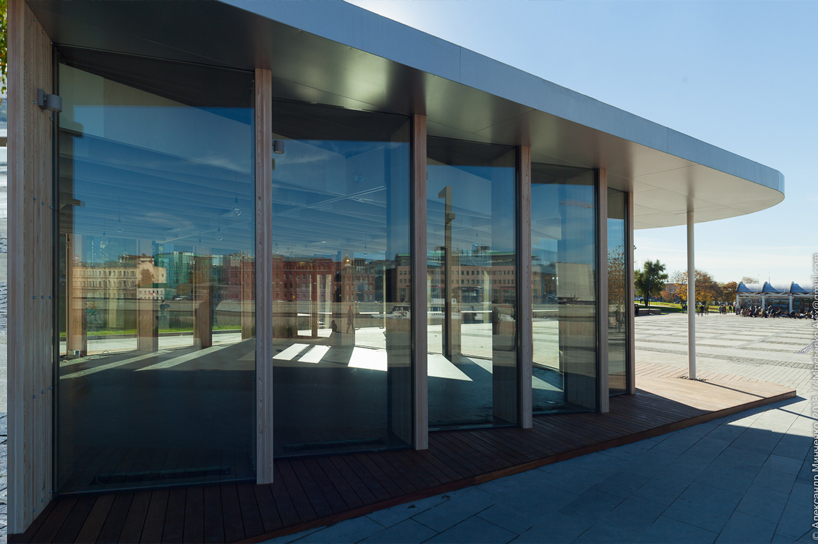 wowhaus reshapes krymskaya embankment into urban park