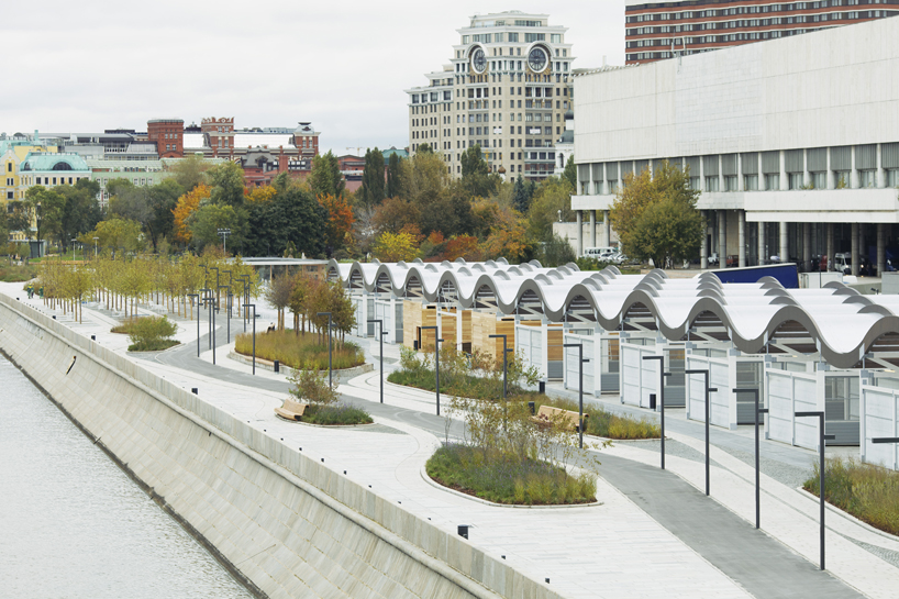 wowhaus reshapes krymskaya embankment into urban park