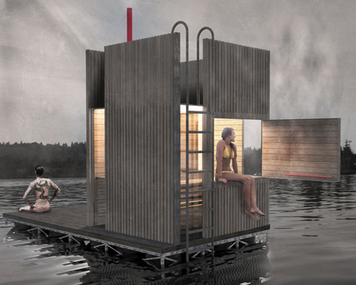 goCstudio envisions floating wa_sauna in union bay seattle