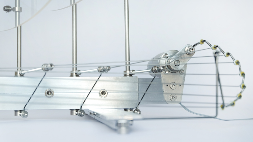 vincent leroy's 'slow echo' emulates clouds of floating glass