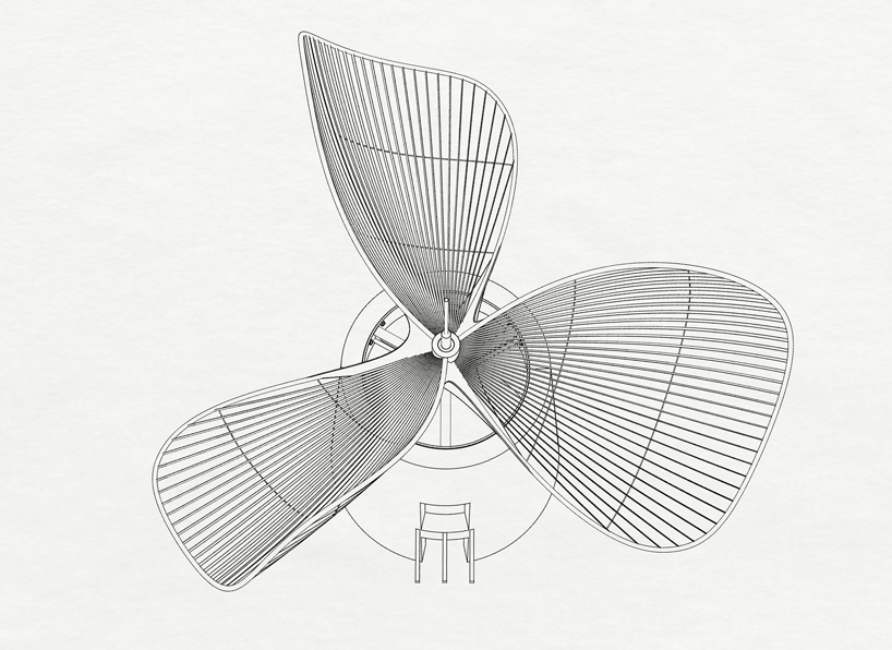 vincent leroy grafts elegant steel blades onto an old windmill in lanzarote designboom