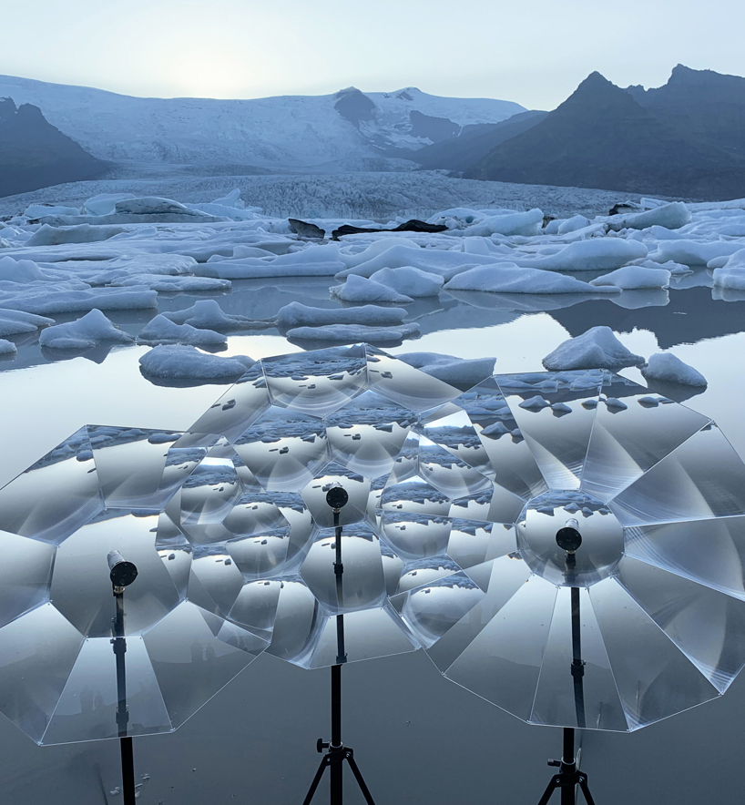 Vincent Leroy Tests His New Optical Installation Lenscape In Iceland