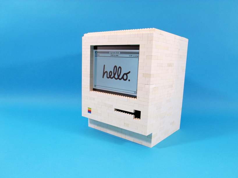 1984 macintosh made of LEGO by jason kinsella + charlotte bakken