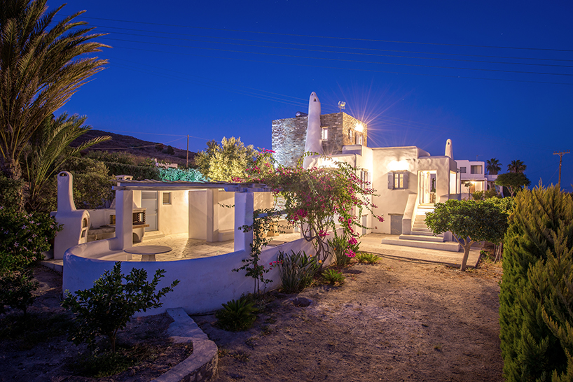 nikolas kouretas' greek holiday house balances vernacular and contemporary architecture
