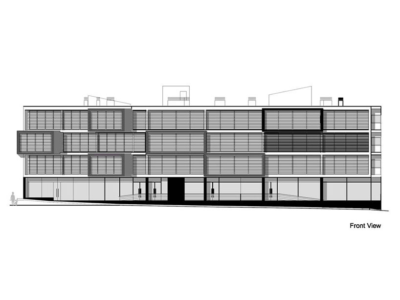 nuno ladeiro + marco martins inserts cubed apartment building