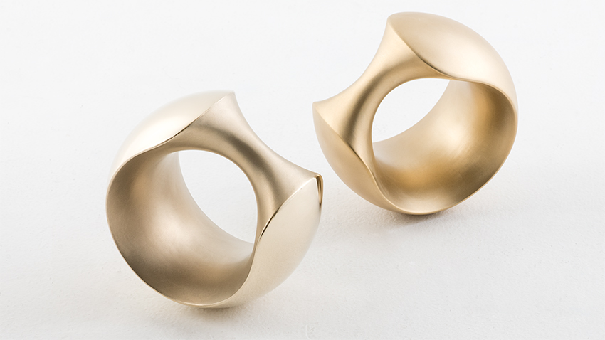 'armadillo' by kenji abe is a dumbbell, accessory and sculpture all in one