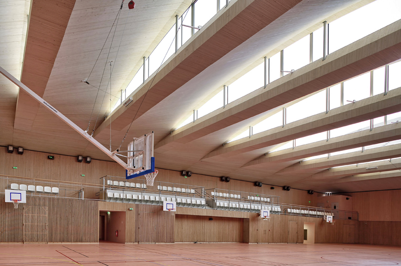 brisac gonzalez architects completes pajol sports center in paris