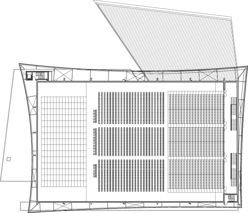 le prisme multi-purpose hall by brisac gonzalez architects