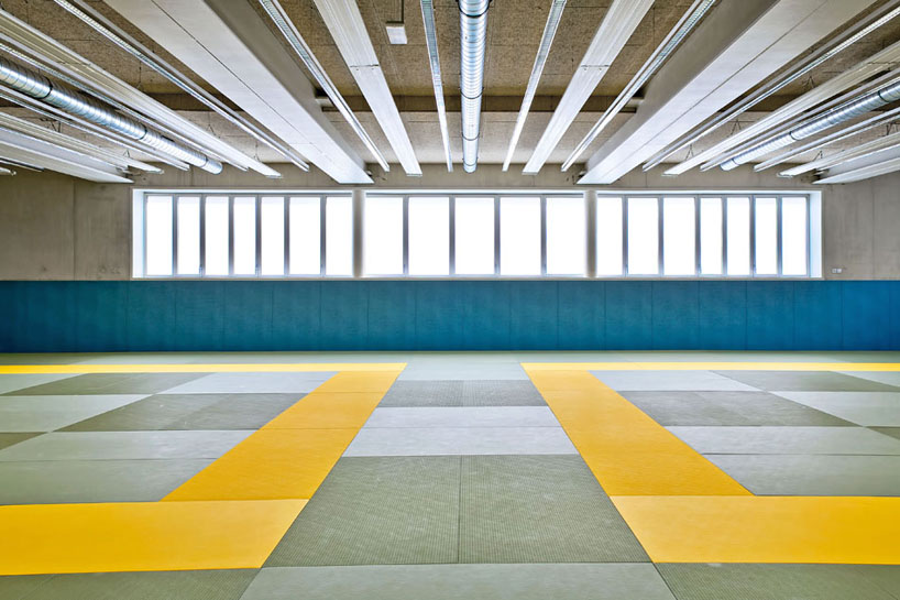 brisac gonzalez architects completes pajol sports center in paris