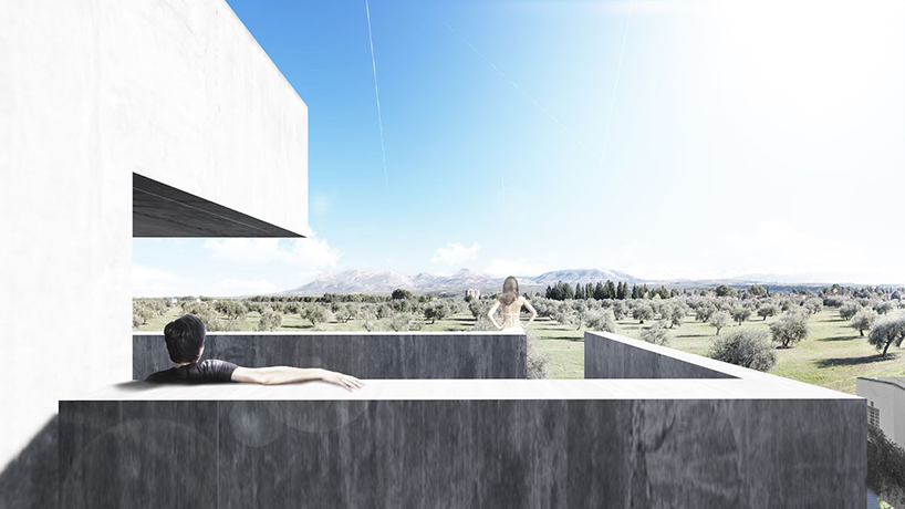serrano + baquero's immersive swimming pool also contains a summer house
