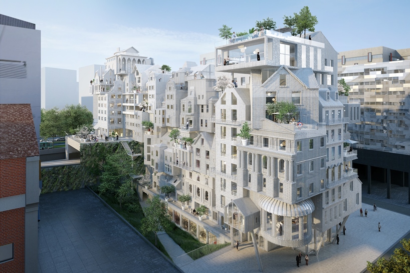 marin + trottin proposes innovative housing project for paris