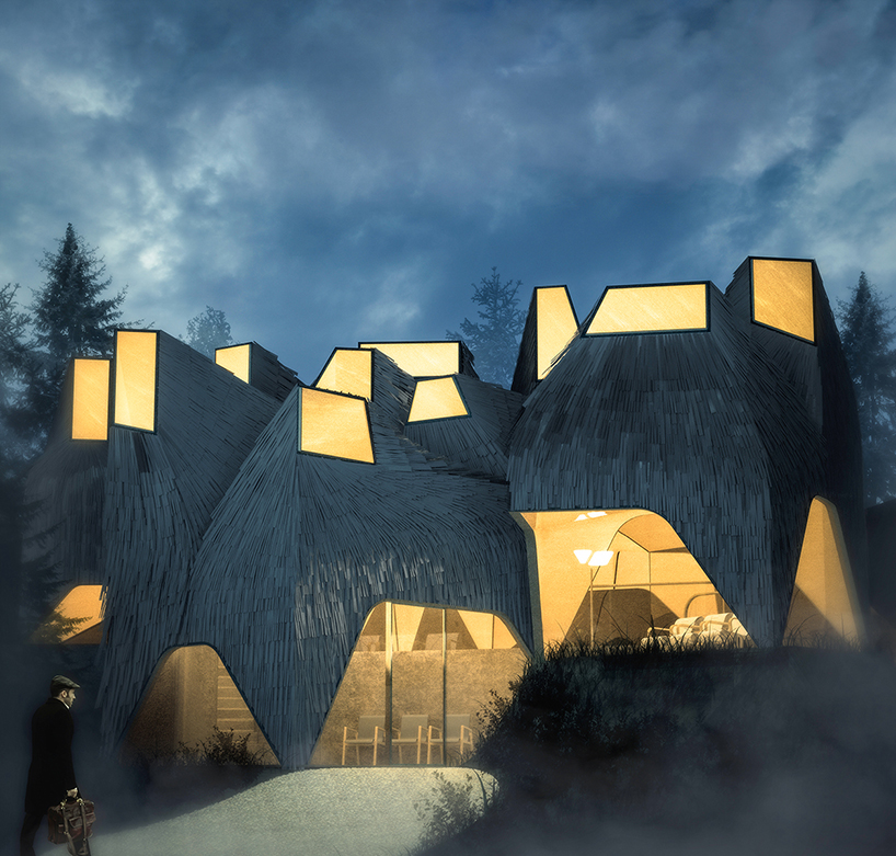 toshiki hirano references alvar aalto's work in museum proposal in finland