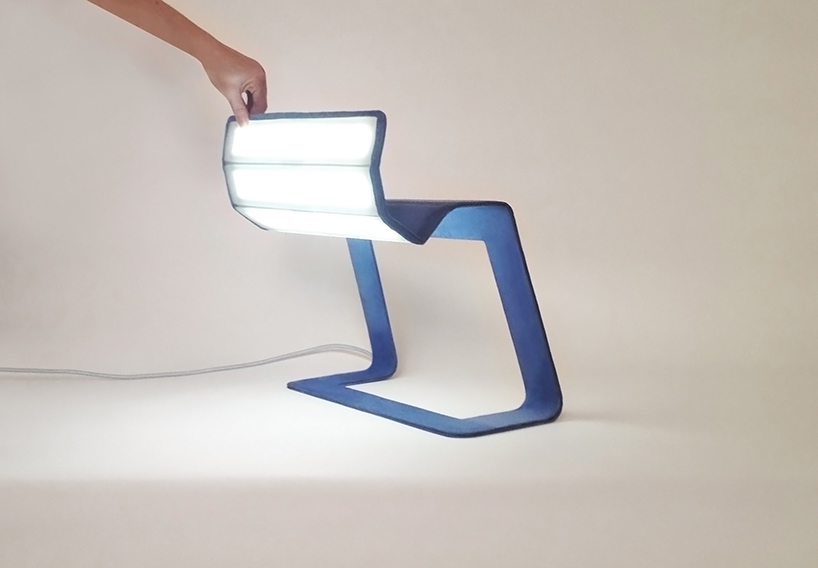 bina baitels OLED recto-verso lamp collection at milan design week 2015
