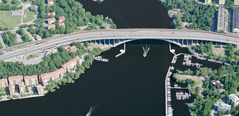 visiondivision activates tranebergsbron bridge in stockholm 