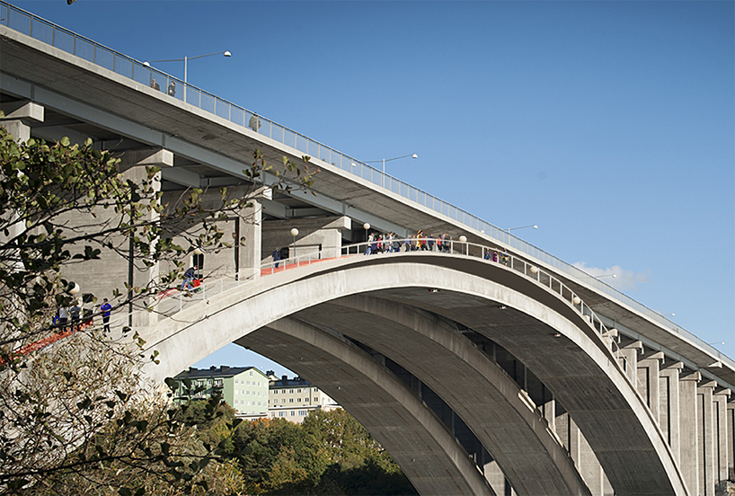 visiondivision activates tranebergsbron bridge in stockholm 