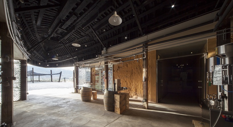 claudia turrent and alejandro d'acosta recycle boats into wine facility