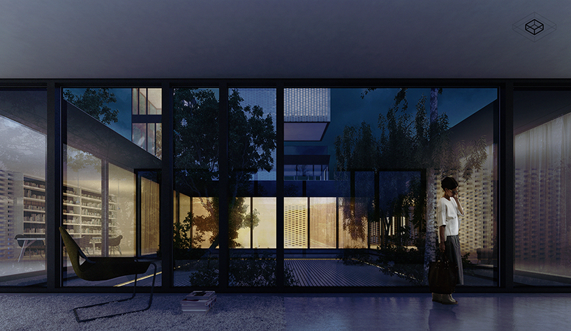 JGCH architecture breaks courtyard typology in long island home
