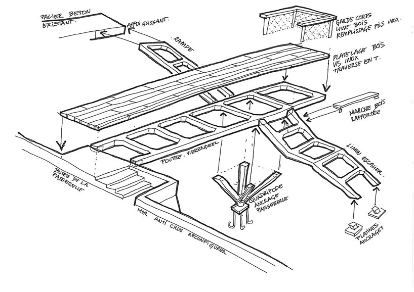 JB lacoudre returns transparency to the seine in paris
