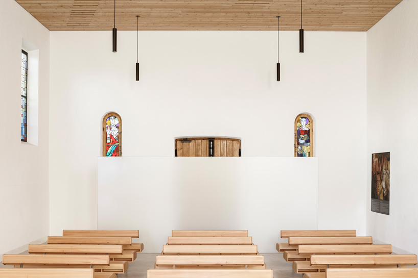 messner architects situates its newly renovated saint joseph chapel in ...