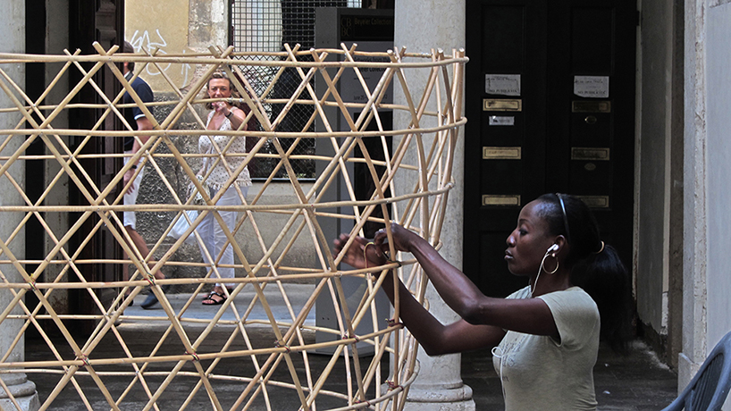 architecture and vision collects potable water with warka tower