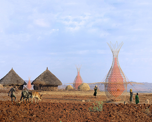 architecture and vision collects potable water with warka tower