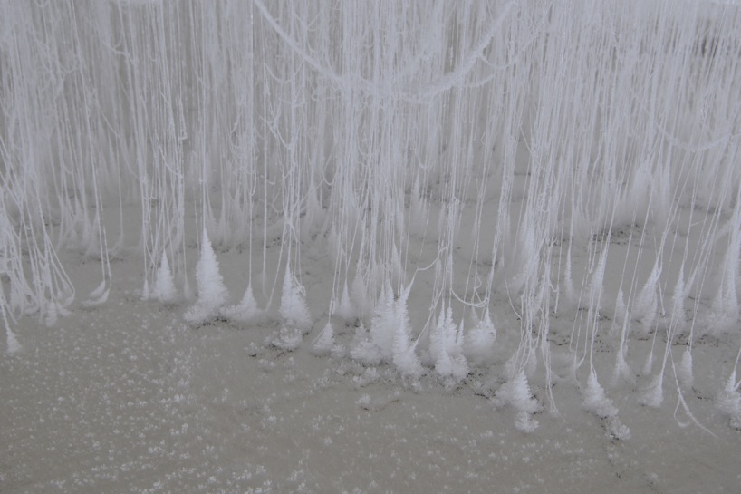 Yasuaki Onishi Unites Rope, Glue And Crystals For Vertical Emptiness