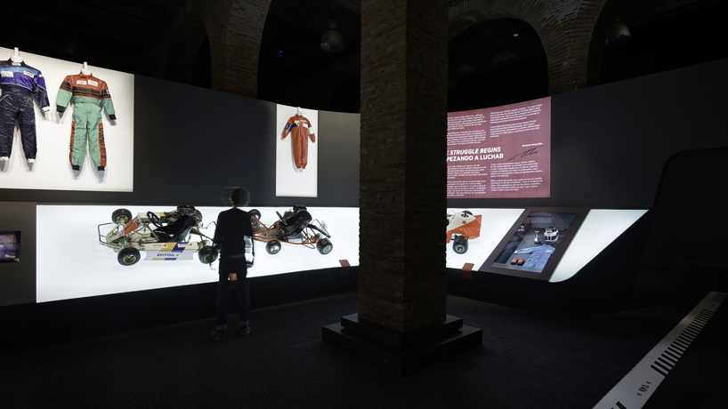 retrospective formula 1 exhibition of fernando alonso at sala arte canal