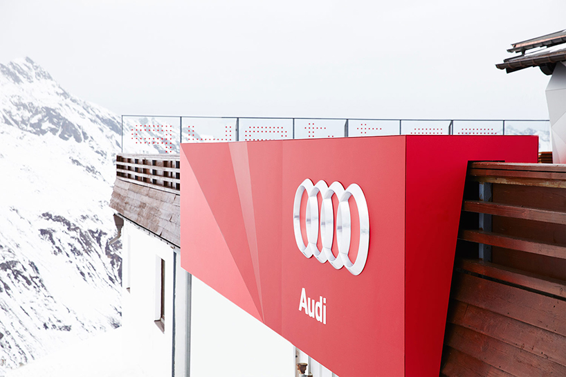 designliga installs quattro festkogl alm for AUDI in austrian alps